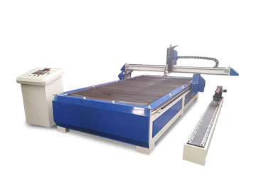 Plasma cutting machine for plate and tube