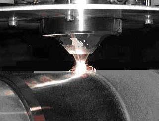 The process of laser cladding is analyzed