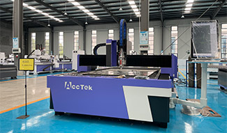 Machine de découpe laser à fibre économique de 10 × 5 pieds pour le métal en Italie