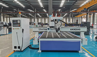 Professional CNC Router machine with cutting saw in Spain