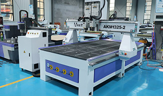 China high-efficiency double-head woodworking cnc router machine