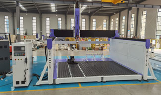 Large size 4 axis CNC router with ATC sent to Mauritius