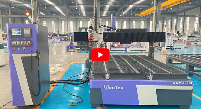 ATC CNC Router With Horizontal Spindle for Woodworking