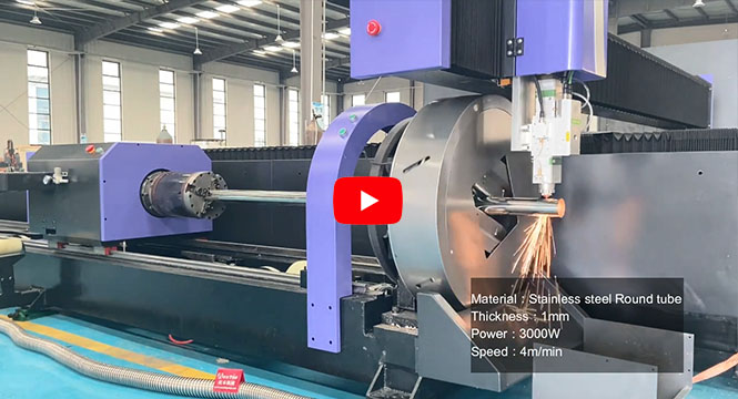 Fiber Laser Cutting Machine for Cutting Metal Sheet and Tube