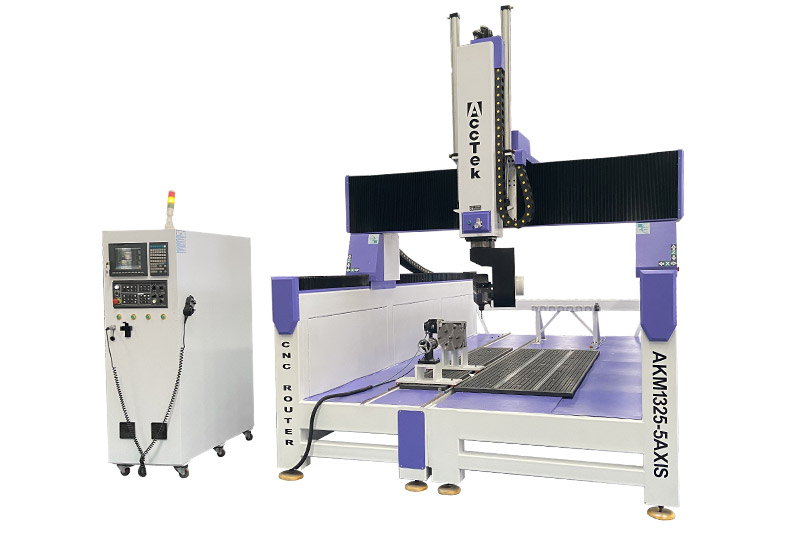 Industrial 5 Axis CNC Router Machine for 3D Modeling & Milling