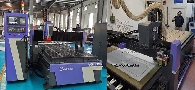 ATC CNC router with automatic tool changer in Spain