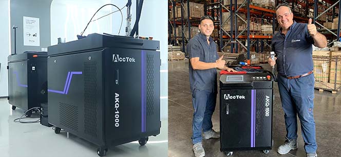 ACCTEK laser cleaning machine is well received in Spain