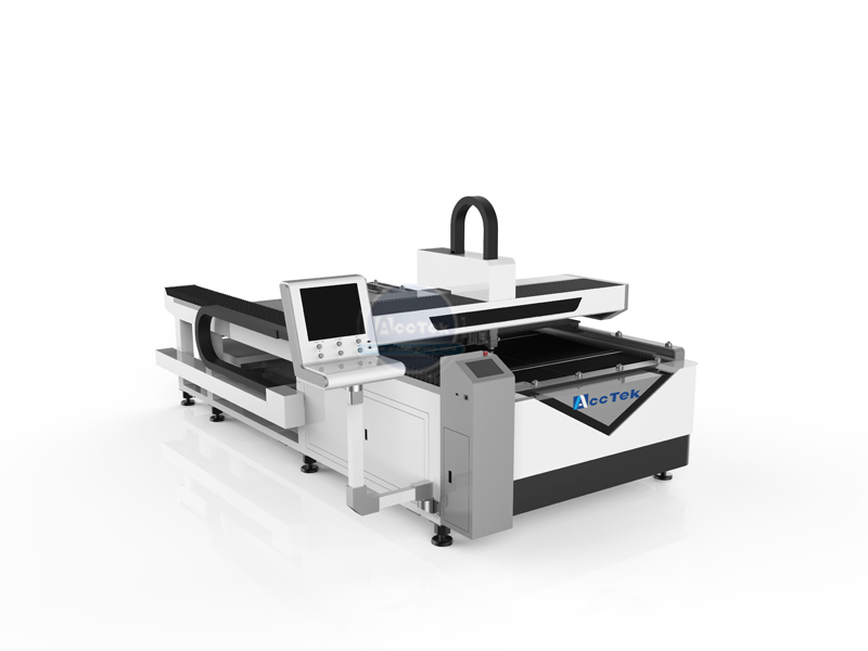 Acctek AKJ325F-2 High quality optical fiber laser hybrid cutting machine