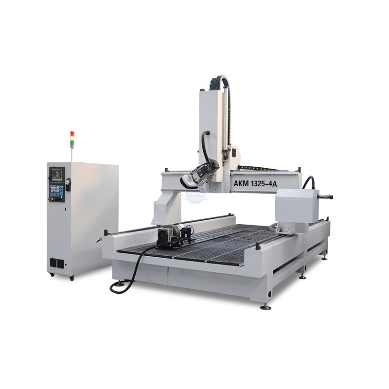 What is the advantage of a four axis cnc router over a three axis cnc router