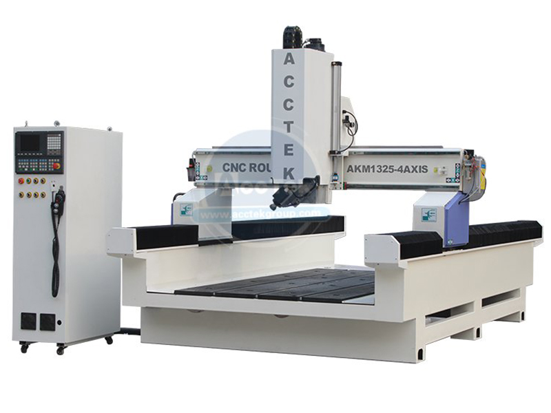 What is the difference between a true and false four-axis cnc router