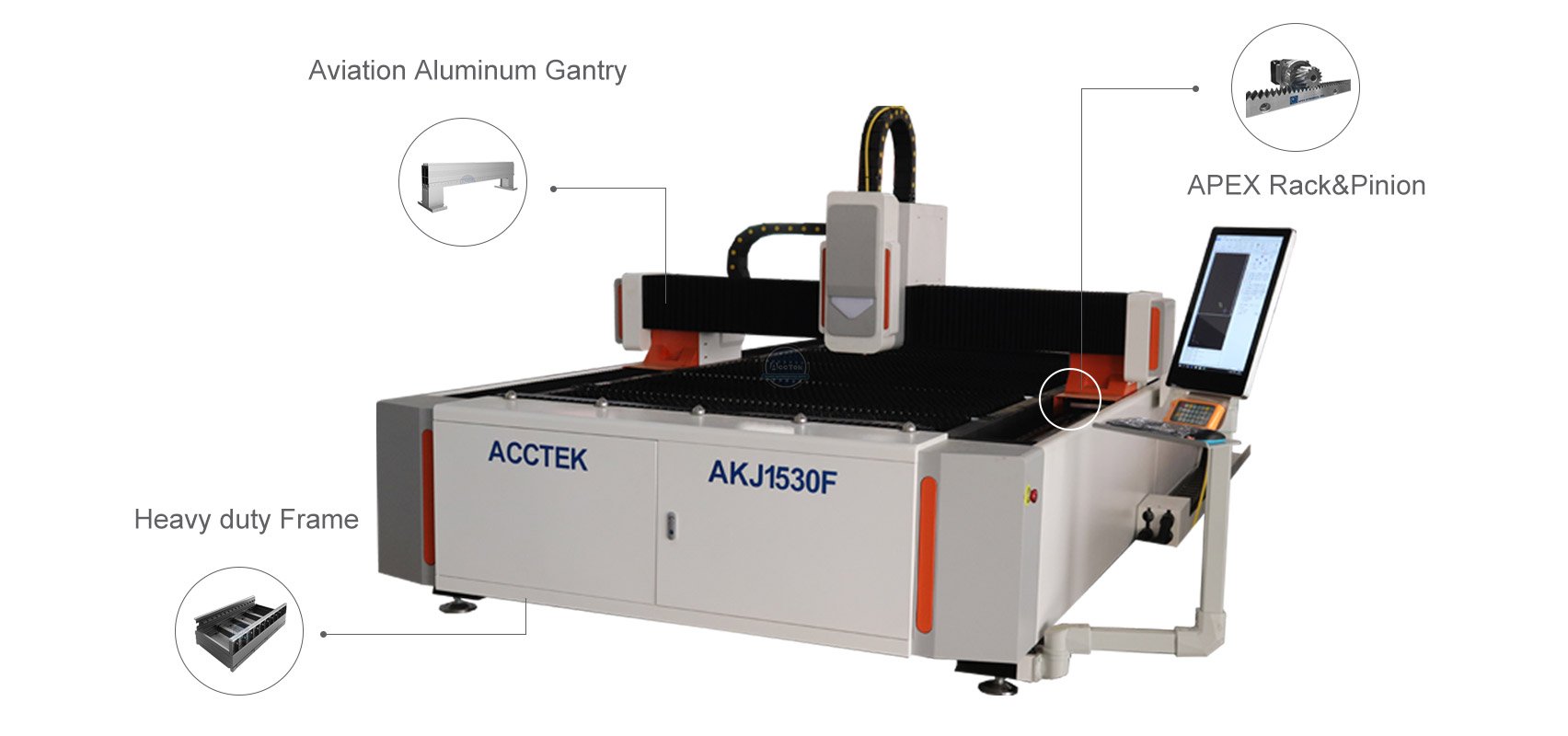 Standard fiber laser cutting machine