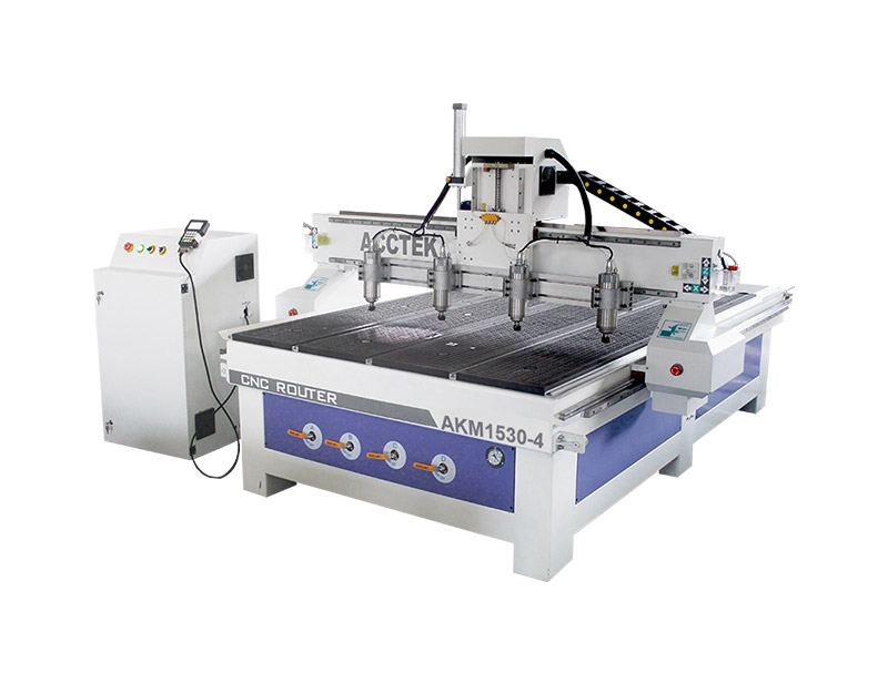 Four heads woodworking cnc router