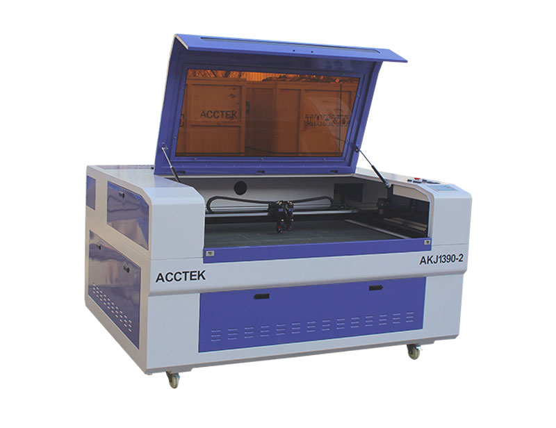 Machine de découpe et de gravure laser CO2 à deux têtes