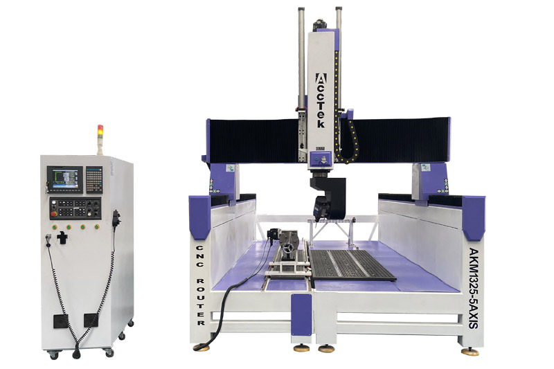 Industrial 5 Axis CNC Router Machine for 3D Modeling & Millin