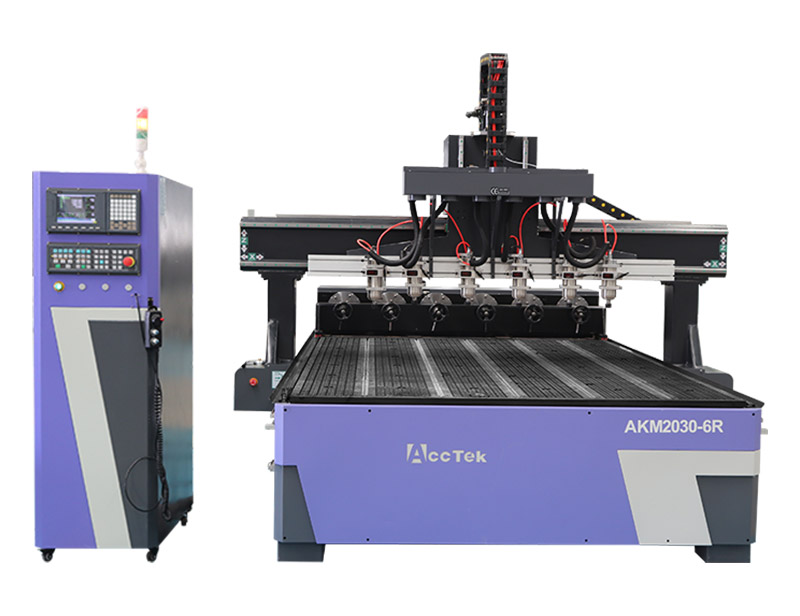 <b>Multi heads cnc router with rotary</b>