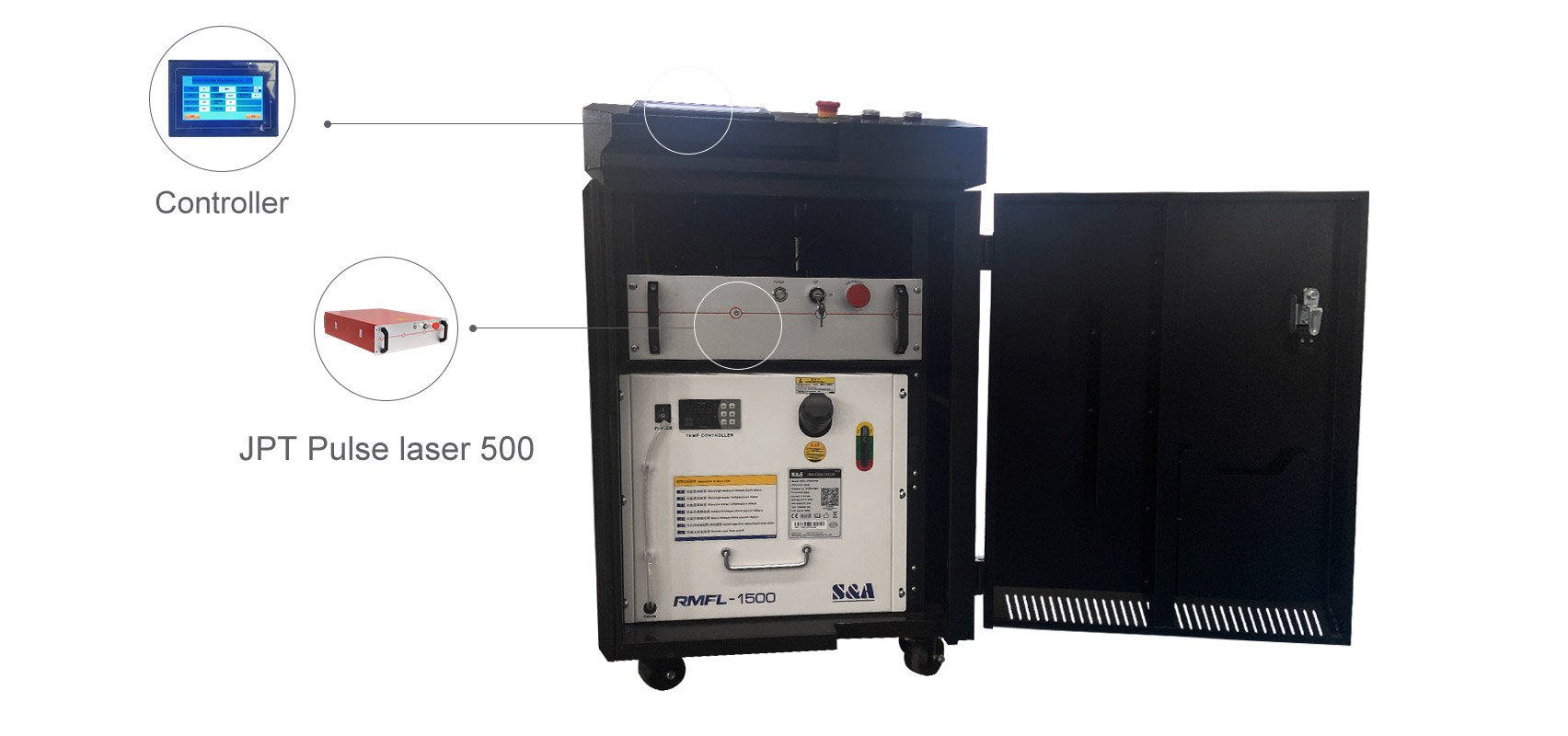 500W/1000W High Power Pulse Laser Cleaning Machine