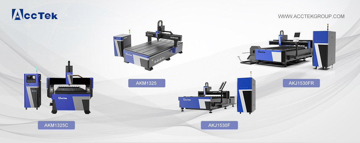 cnc router and fiber laser cutting mcahine