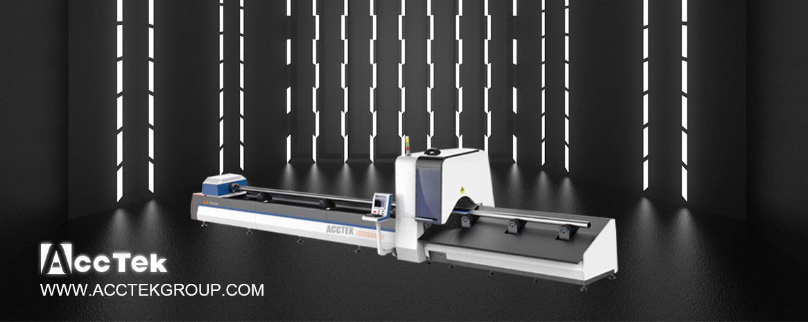 Fiber laser cutter for metal tube