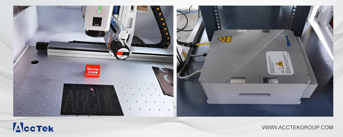 Fiber laser marking