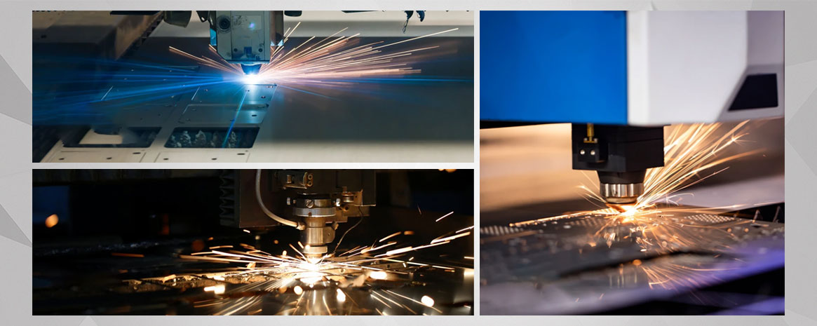 Fiber laser cutting metal