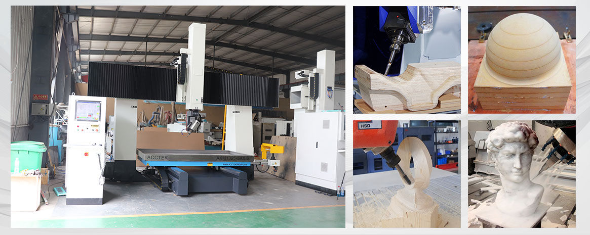 5 axis cnc router for 3D wood