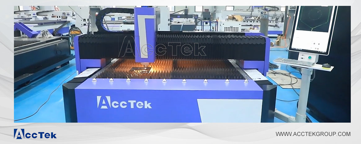 Fiber laser cutting metal