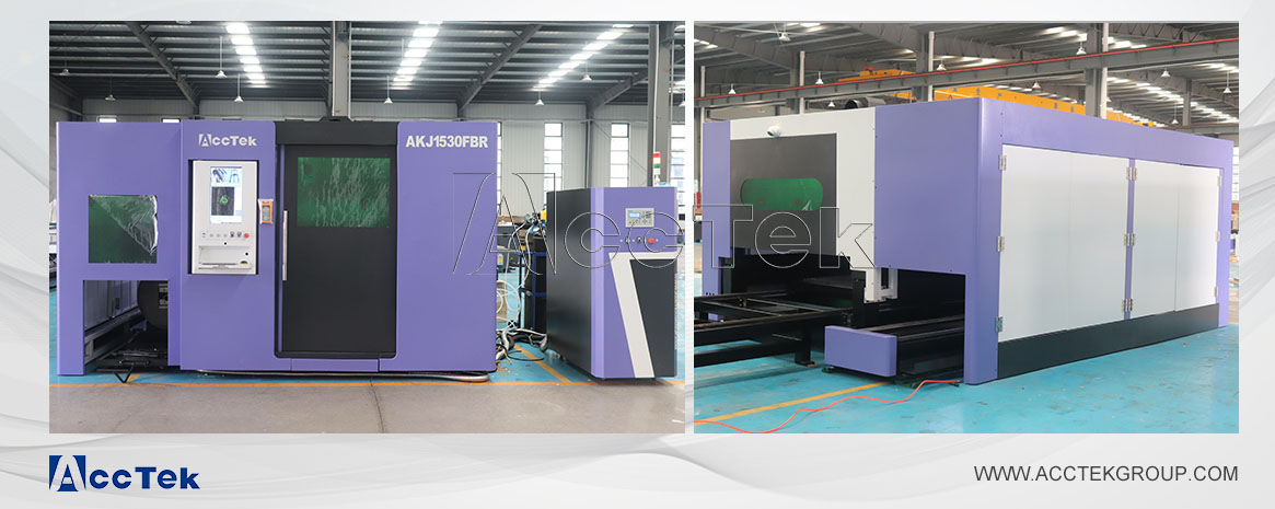 Fully enclosed plate tube laser cutting machine