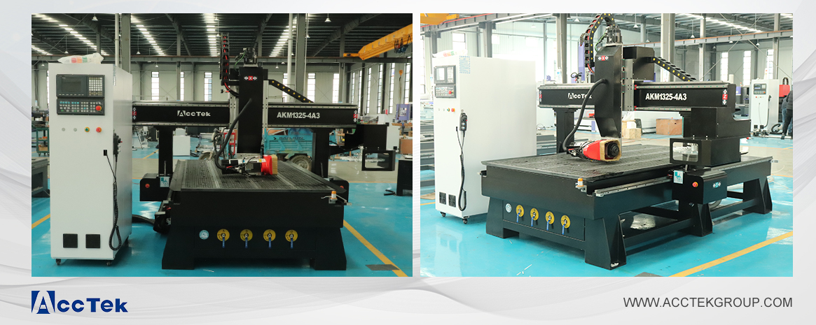 Swing head 4 axis CNC router machine