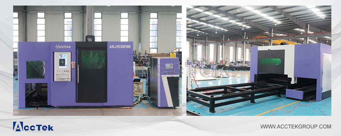 Fully enclosed fiber laser cutting machine