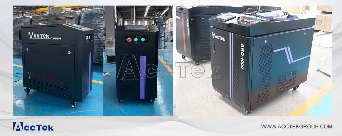 100W laser cleaner and 1000W laser cleaner
