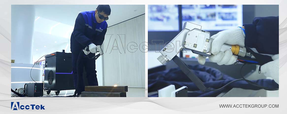 Handheld laser cleaning gun Handheld laser cleaning gun