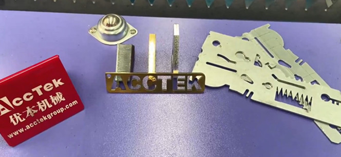 Laser cutting effect display