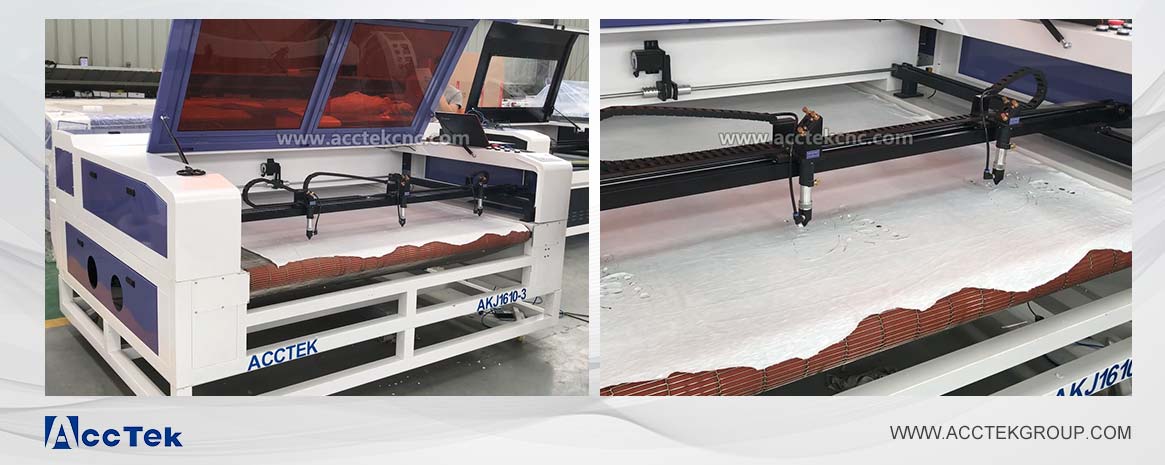CO2 laser cutting machine with automatic feeding device