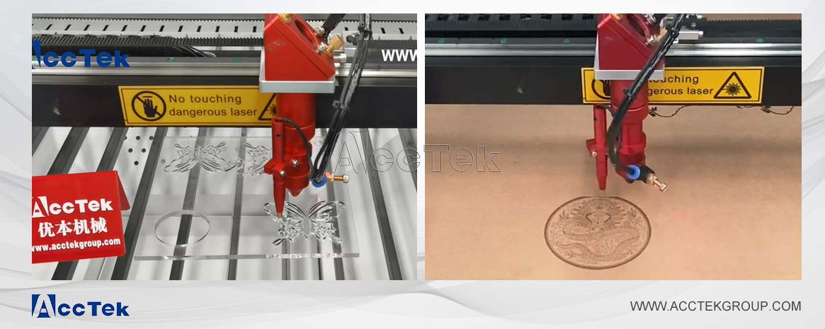 CO2 laser cutting and engraving