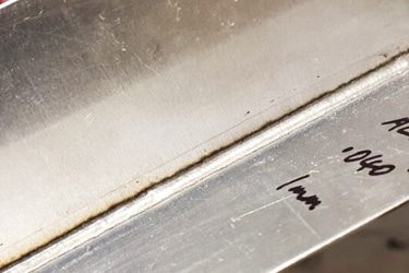 Aluminum Laser Welding Sample