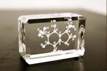 Glass Laser Marking Sample