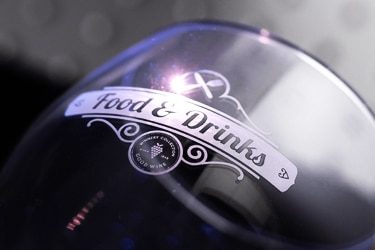 Glass Laser Marking Sample