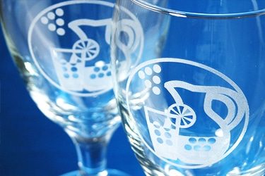 Glass Laser Marking Sample