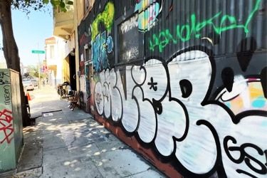 Graffiti Laser Cleaning Samples