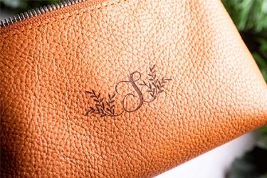 Leather Laser Marking Sample