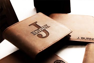 Leather Laser Marking Sample