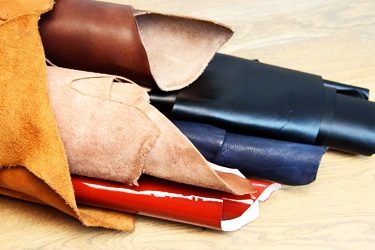 Leather Oscillating Knife Cutting Sample