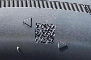 Rubber Laser Marking Sample