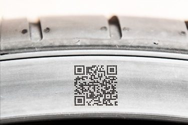 Rubber Laser Marking Sample