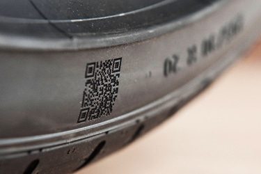 Rubber Laser Marking Sample