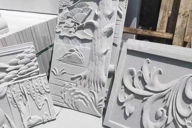 Stone CNC Routing Samples