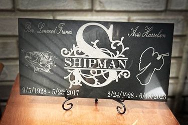 Stone Laser Marking Sample