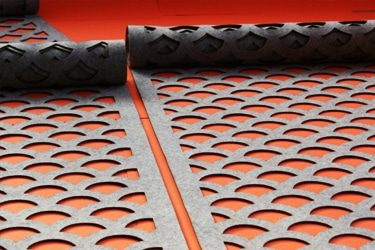 Textile Oscillating Knife Cutting Sample