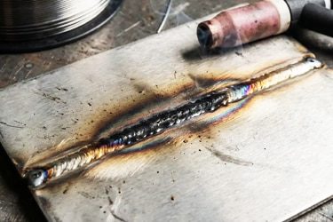 Welding Burns Laser Cleaning Samples