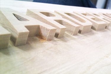 Wood CNC Routing Samples